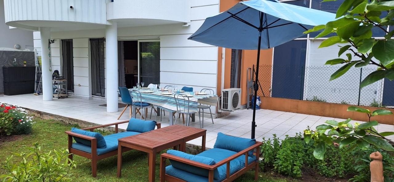 Charmant Appartement Residentiel Avec Terrasse, Jardin Privatif Et Piscine A Cannes 戛纳 外观 照片